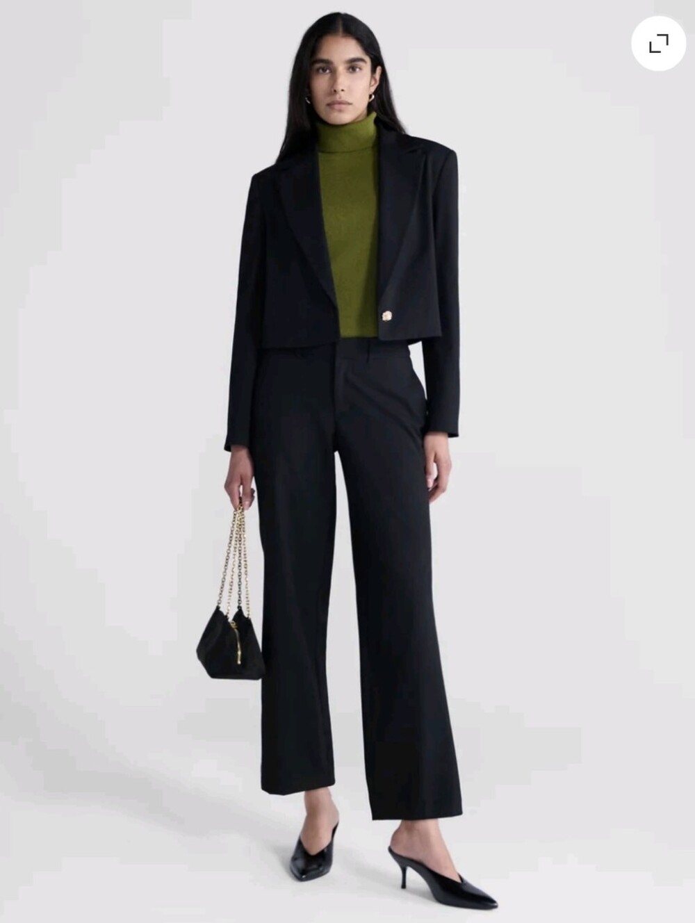 Scoop Black Tailored Pants